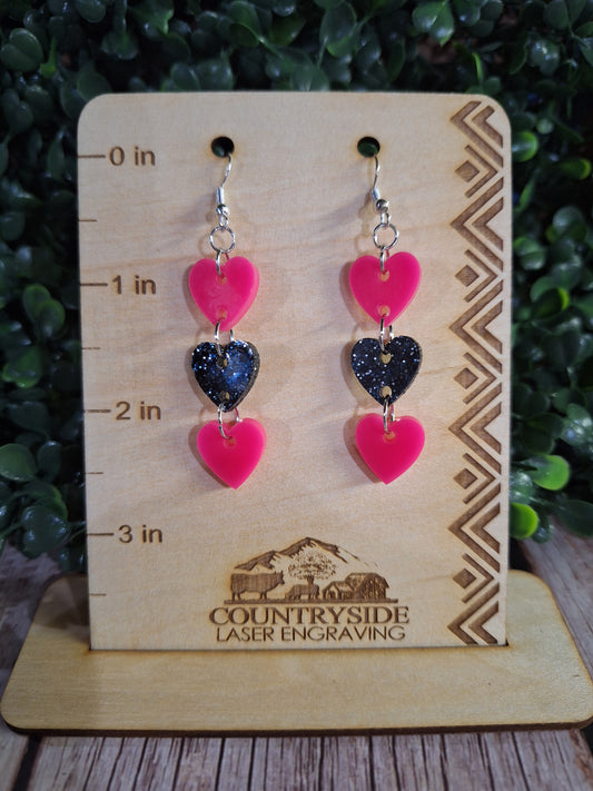 Valentine's Day Dangle Earrings