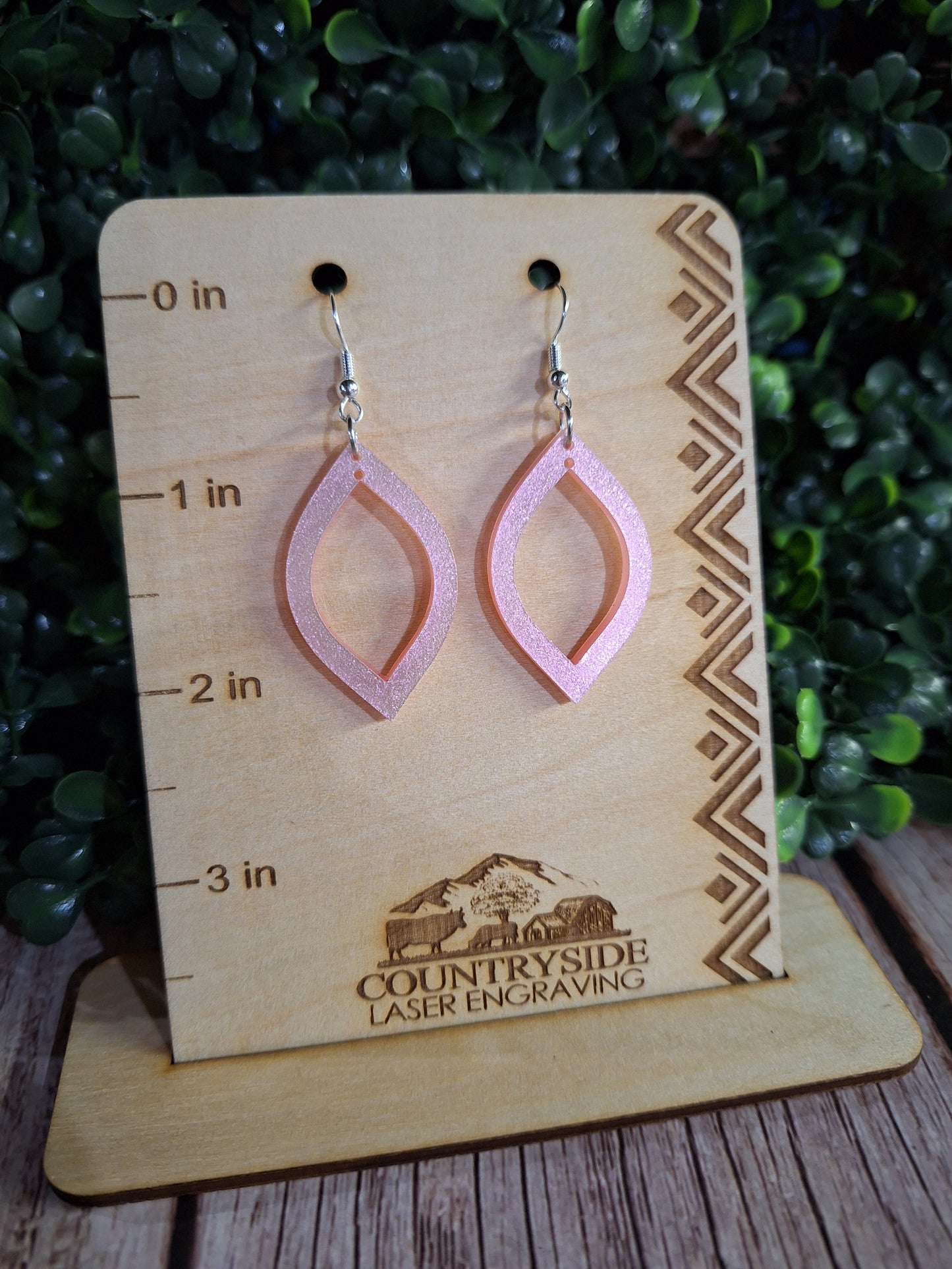 Pink Pearl Earrings