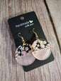 Spring Floral Split Earrings