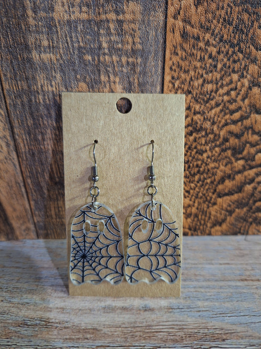 Cute Spiderweb Ghosts