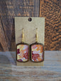 Autumn Leaves Inlay Dangles