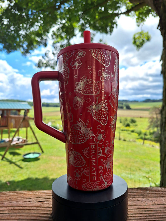 NEW- Shiny Red Strawberries 30 oz. Era