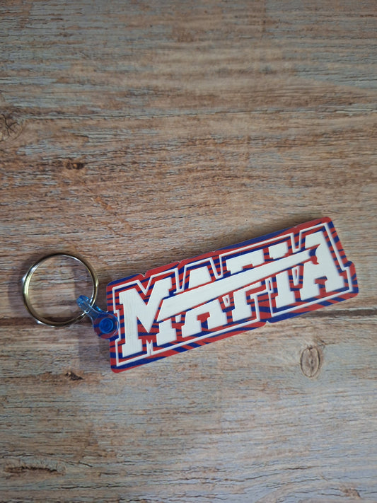 Go Bills! Engraved Key Chain